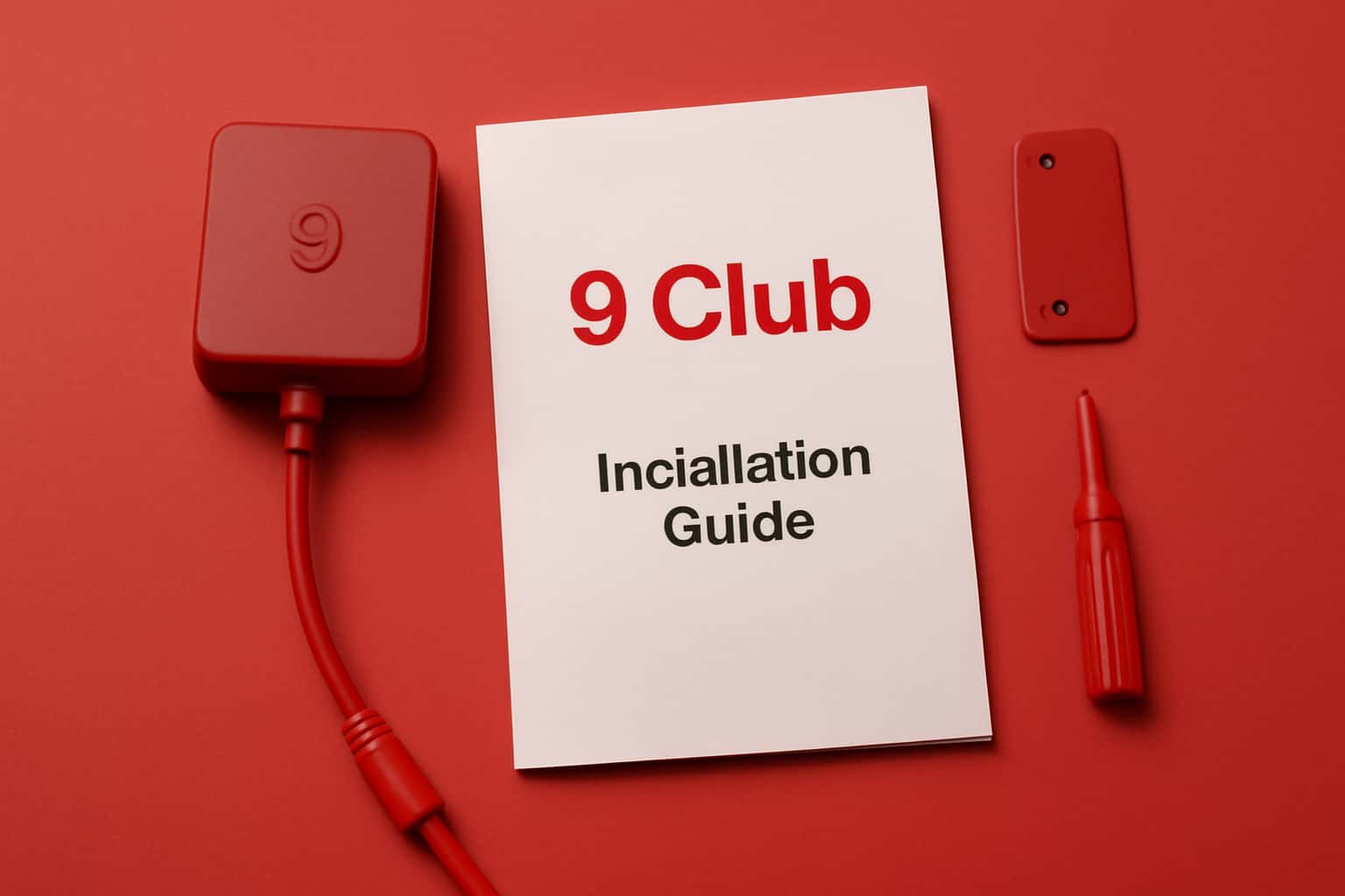 Informative scene illustrating the 9 Club Installation Guide.