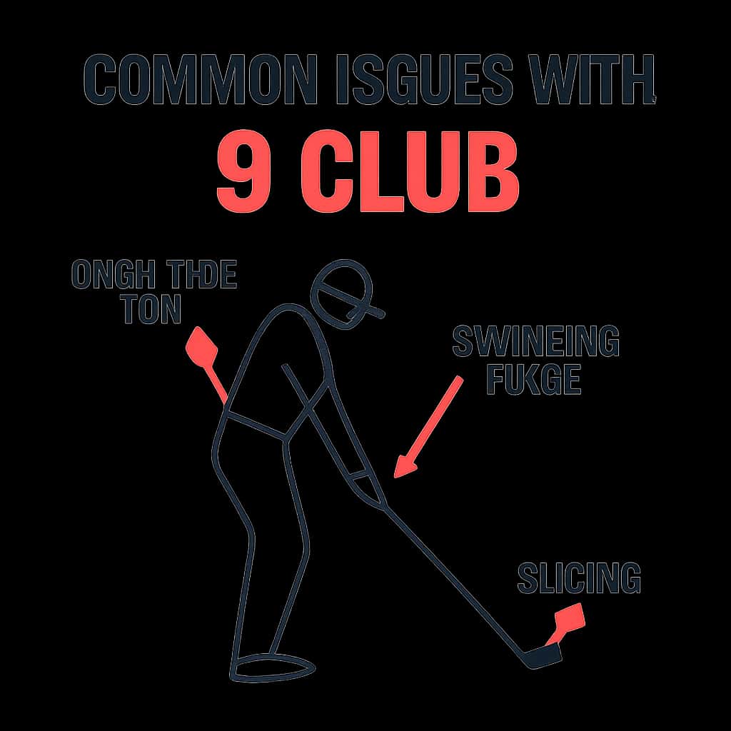 Diagram explaining common issues faced by 9 Club users.