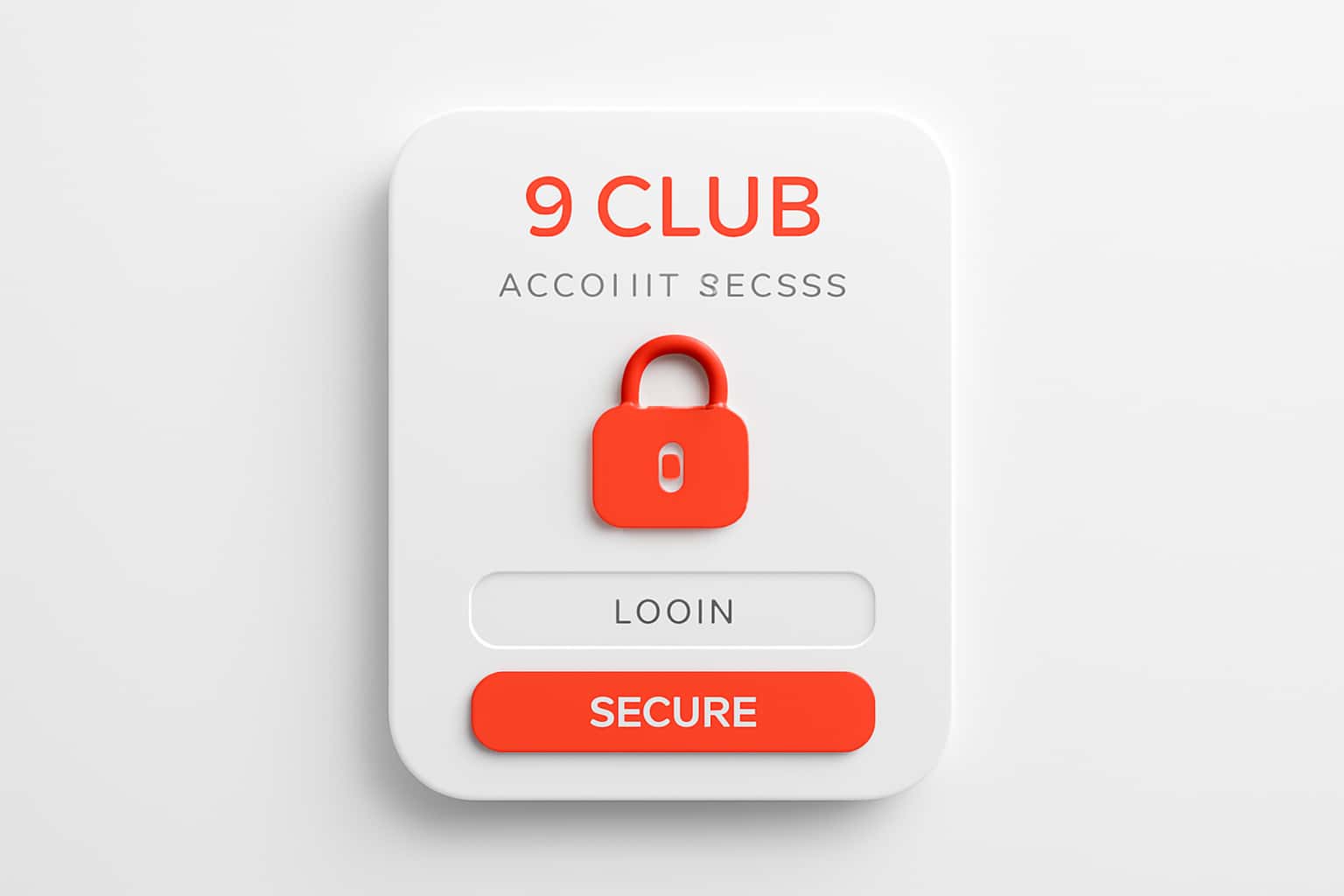 9 Club Account Access Interface