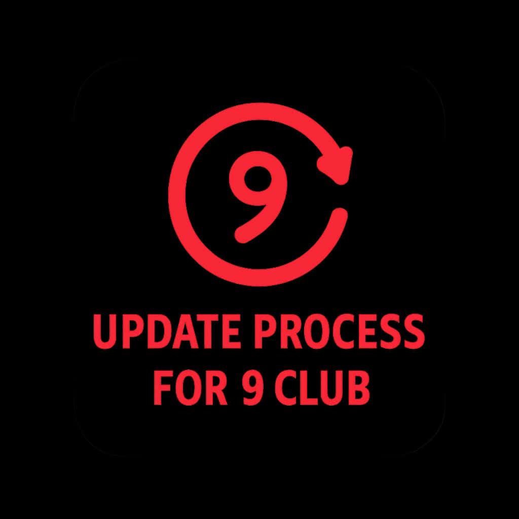 Icon representing Update Process for 9 Club.