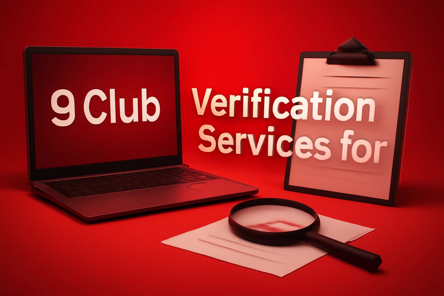 Visual representation of Verification Services for 9 Club.